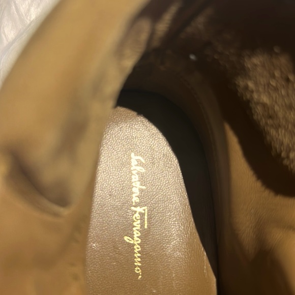 SALVATORE FERRAGAMO SOLDA SUEDE FUR SNEAKERS BOOTS - Picture 5 of 11